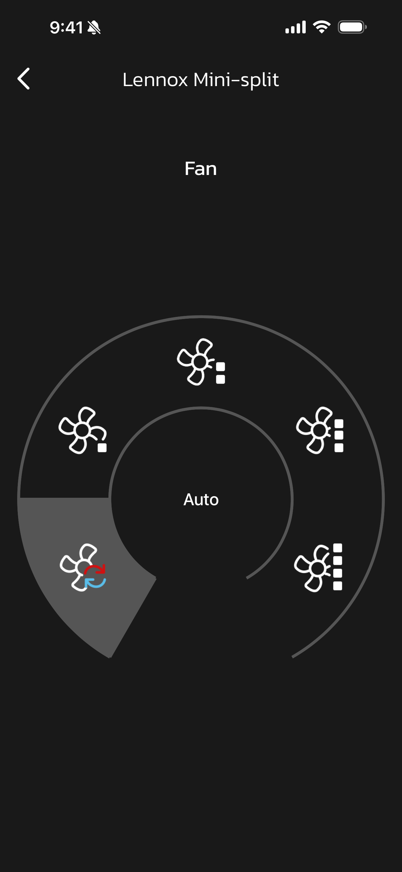 Mini-Split HIGH Fan Mode